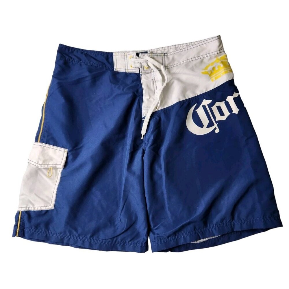 Men's Corona Extra Beer Board Shorts Swim Surf Trunks Size 36